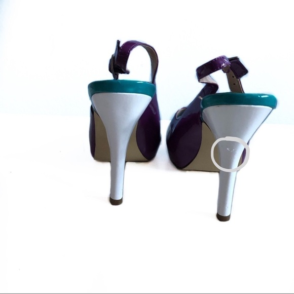 Steve Madden P-Evan slingback color block heels - Picture 7 of 8